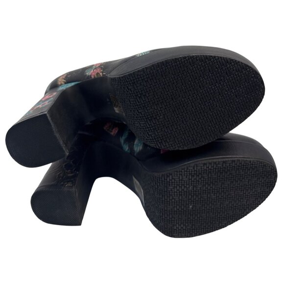 L'Artiste by Spring Step Women's Handpainted Block Heels Julianna Size 41 US 9.5 - Picture 8 of 11